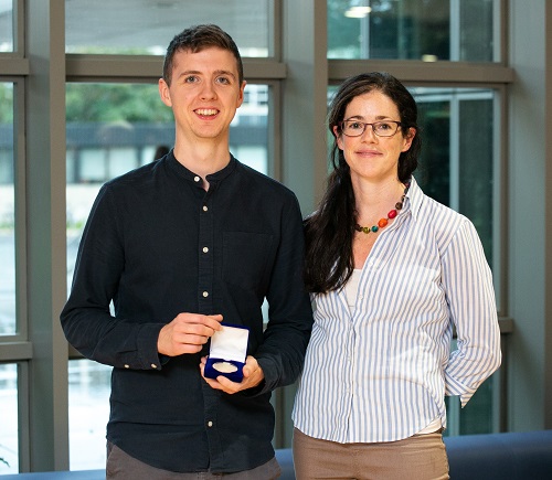 2019 UCD Conway Festival gold medal winner with supervisor